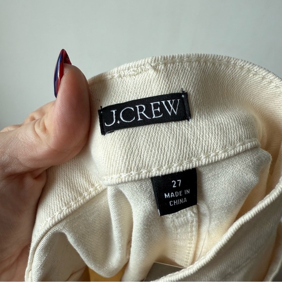 J. Crew Camp-pocket wide-leg jean in Ecru Wash 27" NWT - Picture 7 of 8
